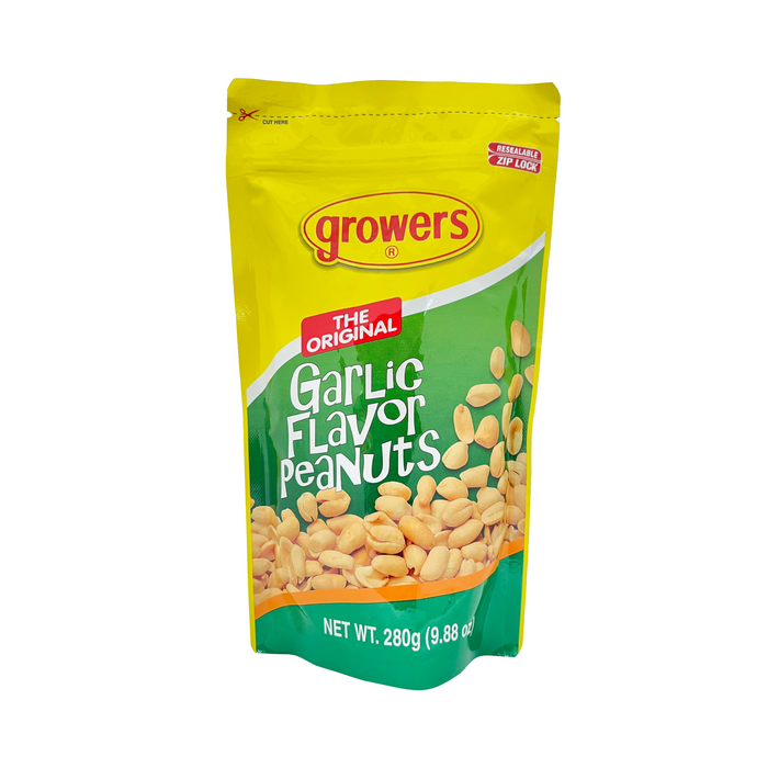 Growers Garlic Peanuts 9.88 oz