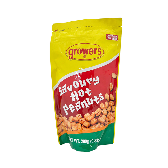 Growers Savory Hot Peanuts 9.88 oz