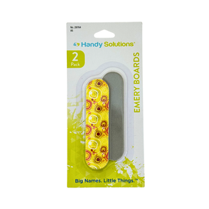 One unit of Handy Solutions 2 Pack Emery Boards Nail File