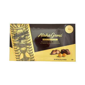 One unit of Hawaiian Host Aloha Gems Milk Chocolates 8 oz