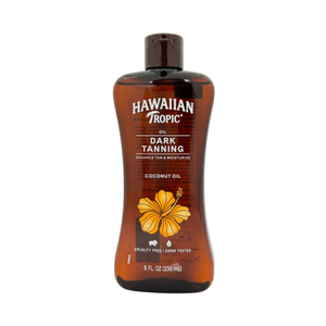 One unit of Hawaiian Tropic Oil Dark Tanning Coconut Oil 8 fl oz