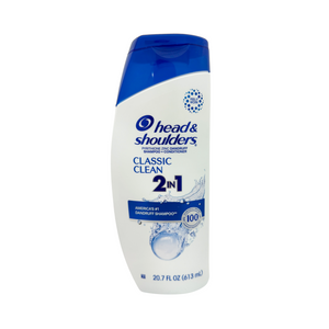 One unit of Head & Shoulders Classic Clean  2 in 1  Shampoo Conditioner 20.7 oz
