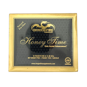 One unit of Honey Time Male Sexual Enhancement 12 packets 6.36 oz