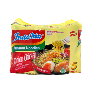 One unit of Indomie Instant Noodles Onion Chicken 5 pack x 2.65 oz