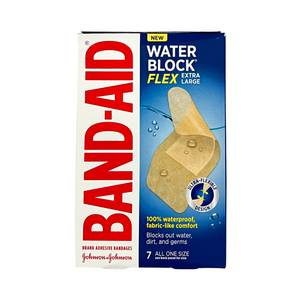 One unit of J&J Band-Aid Water Block Flex Extra Large 7 pc