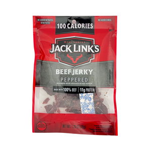 One unit of Jack Links Peppered Beef Jerky 1.25 oz