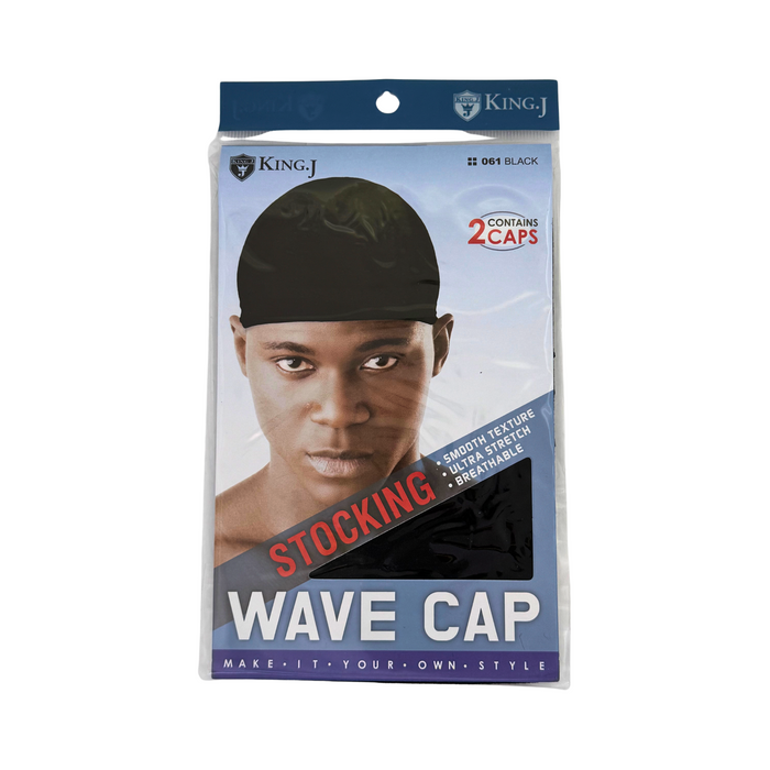 King J Stocking Wave Cap - 2 caps