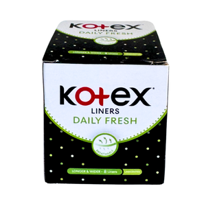 One unit of Kotex Daily Fresh Unscented Liners - 8 pcs