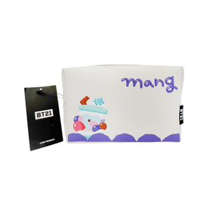 One unit of Line Friends BT21 Cosmetic Pouch - Mang