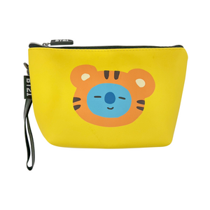 One unit of Line Friends BT21 Tiger Cosmetic Pouch - Koya - Front