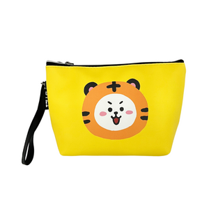 One unit of Line Friends BT21 Tiger Cosmetic Pouch - RJ - Front