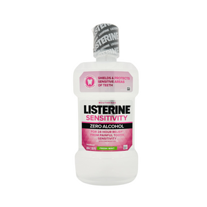 One unit of Listerine Sensitivity Zero Alcohol Mouthwash Fresh Mint 500 ml