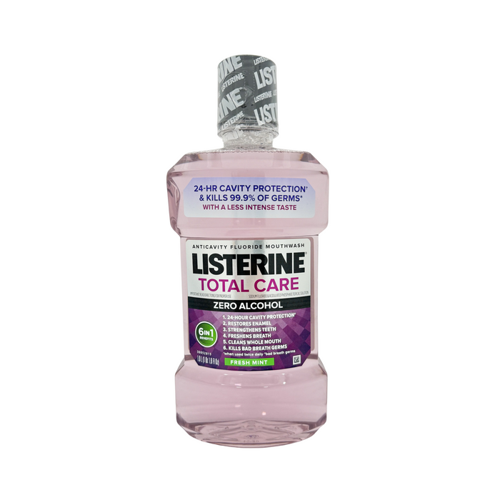 Listerine Total Care Fresh Mint Zero Alcohol Mouthwash 1 L