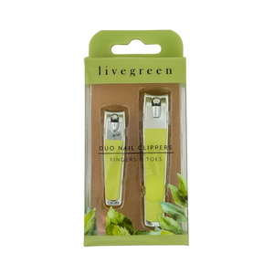 One unit of Livegreen Toe & Nail Clipper Set - Green