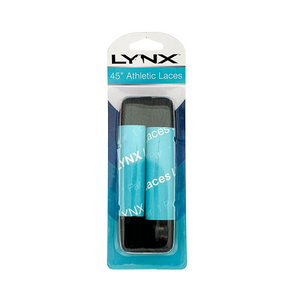 One unit of Lynx Athletic Laces Durable Weave - Black