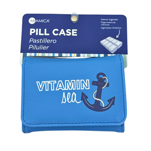 One unit of Miamica Pill Case - Vitamin Sea