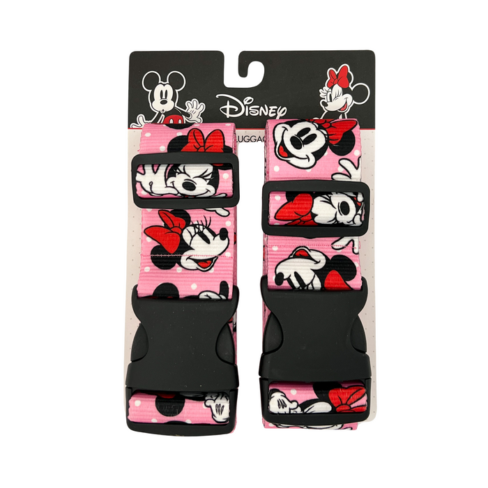 Minnie Mouse Luggage Strap 2 pc