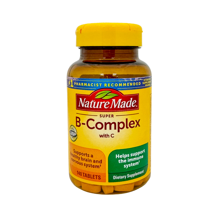Nature Made Super B Complex with Vitamin C 140 Tablets