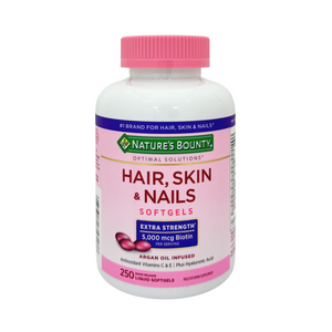 One unit of Nature's Bounty Hair, Skin & Nails 250 Softgels