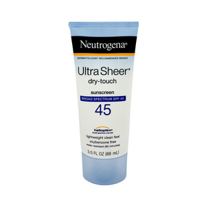 One unit of Neutrogena Ultra Sheer Dry-Touch SPF 45 Sunscreen Lotion 3 fl oz