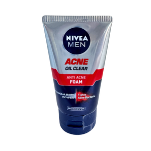 One unit of Nivea Men Acne Oil Clear Anti Acne Foam 100g