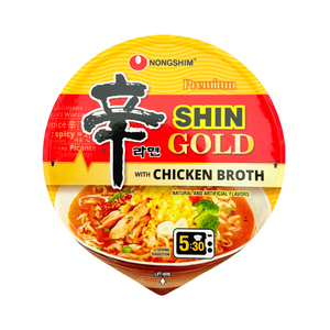 Nongshim Premium Noodle Soup Shin Gold with Chicken Broth 3.56 oz