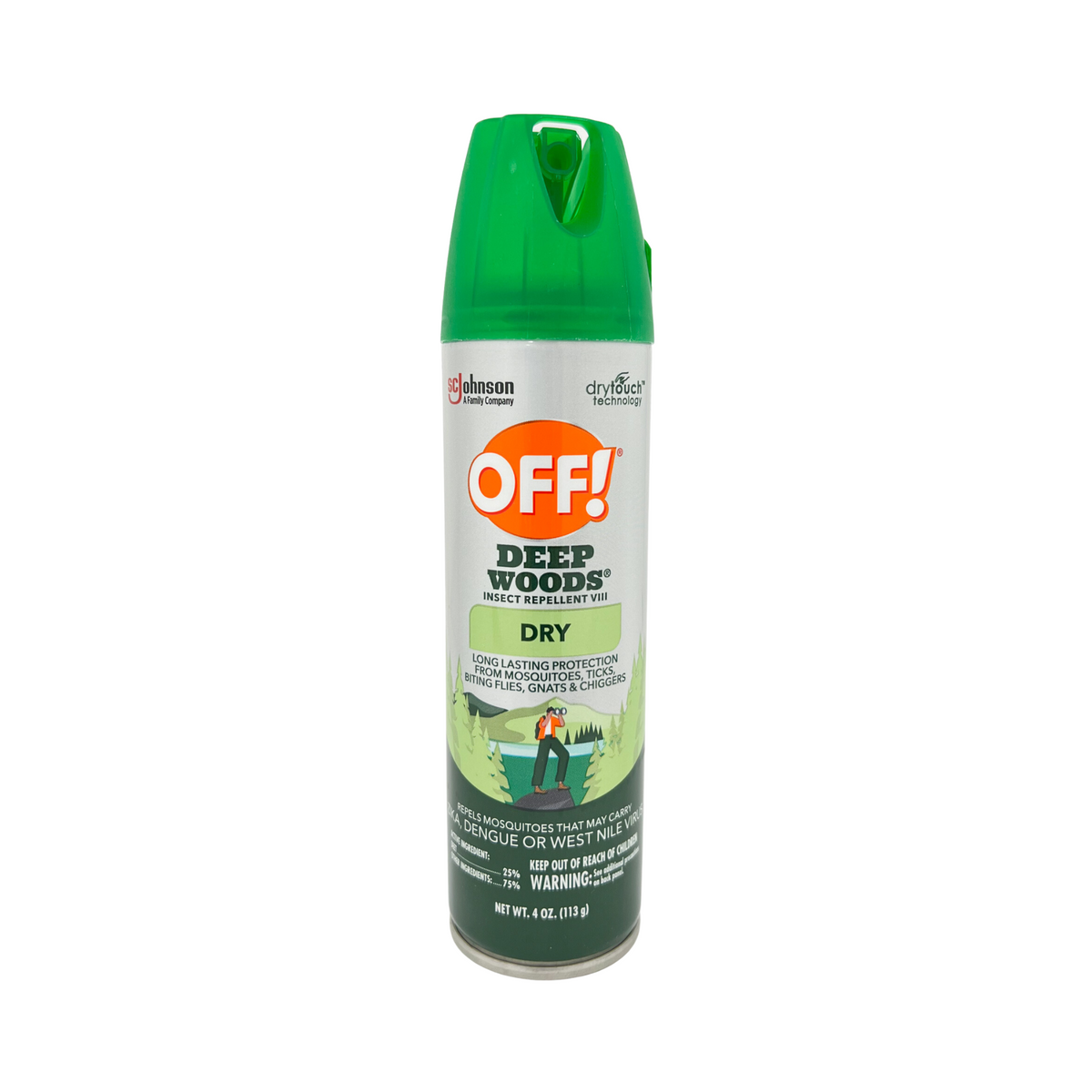 Off Deep Woods Insect Repellent Dry 4 Oz Off deep woods insect repellent dry 4 oz