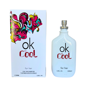 One unit of Ok So Cool fro Her Eau de Parfum 3.4 fl. oz
