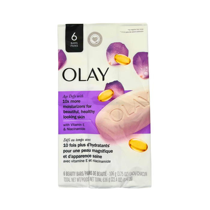 Olay Age Defy with Vitamin E Cleansing Bars 6 pc x 3.75 oz