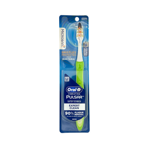 One unit of Oral-B Pulsar Expert Clean Battery Powered Toothbrush