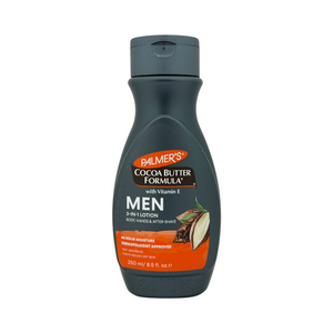 One unit of Palmer's Men 3 in 1 Lotion Body, Hands, After Shave 8.5 fl oz