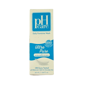 One unit of Ph Care Ultra Pure Feminine Wash for Sensitive Skin 150 mL - Travel Size on a white background