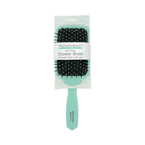 One unit of Precision Beauty Soft Touch Shower Brush - Sea Green