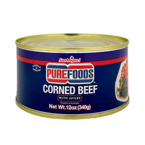 One unit of Purefoods Corned Beef with Juices 12 oz