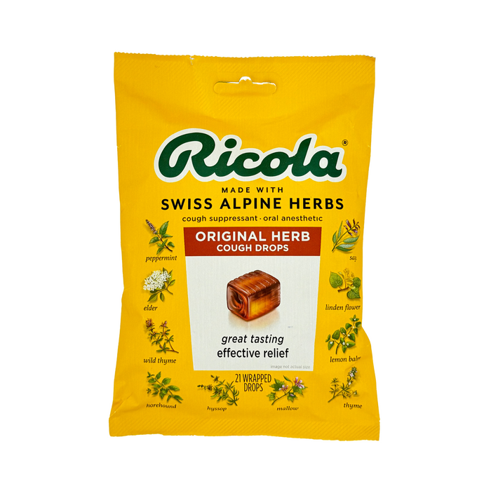 Ricola Original Herb Cough Drops 21 pc