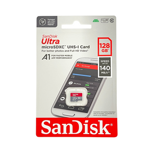 One unit of SanDisk Ultra microSDXC UHS-I Card 128 GB