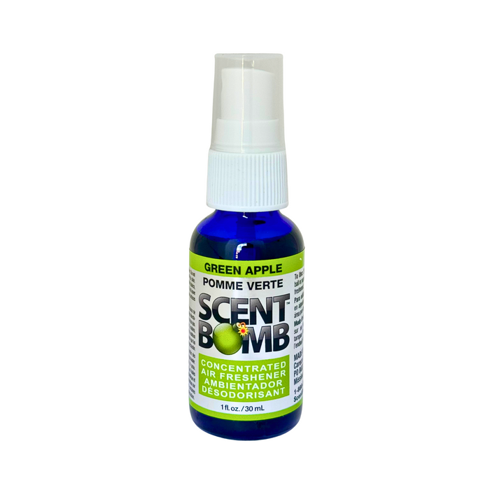 Scent Bomb Air Freshener Spray Green Apple