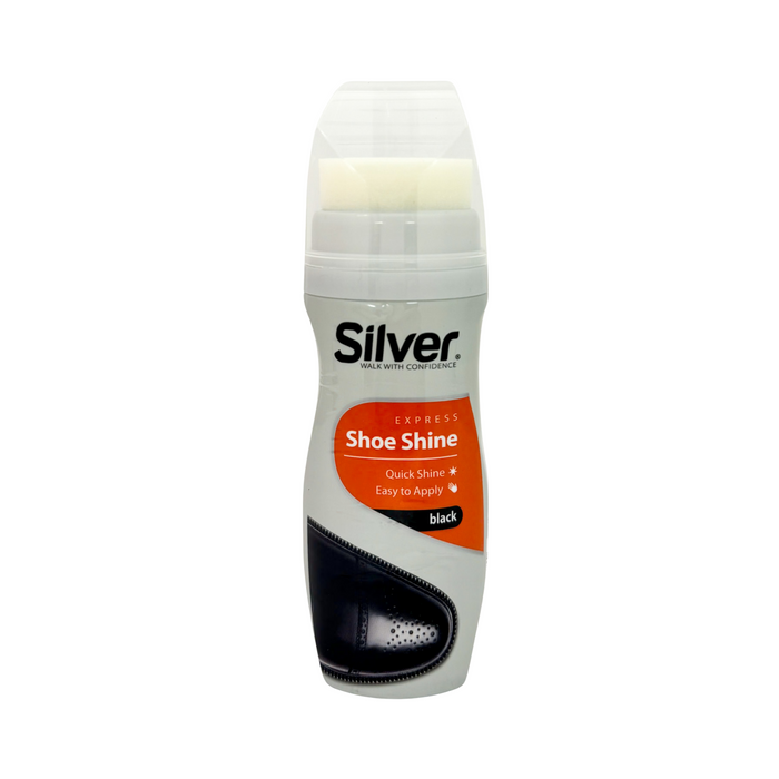 Silver Shoe Shine 2.5 fl oz - Black