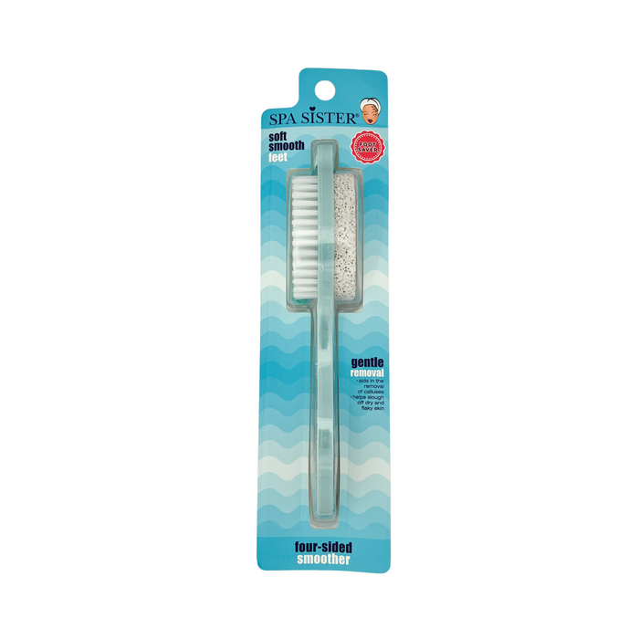 Spa Sister 4-sided Smoother Foot Tool - Aqua