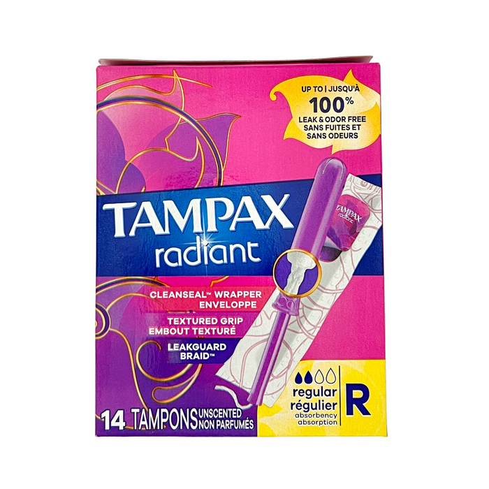 Tampax Regular Unscented 14 Tampons