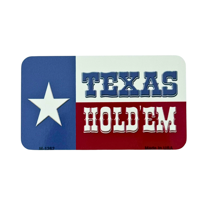 Texas Hold 'Em License Plate Magnet