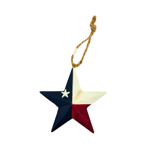 One unit of Texas Lone Star Christmas Ornament