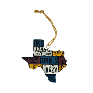 One unit of Texas Map Christmas Ornament