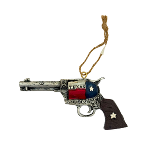 One unit of Texas Pistol Christmas Ornament