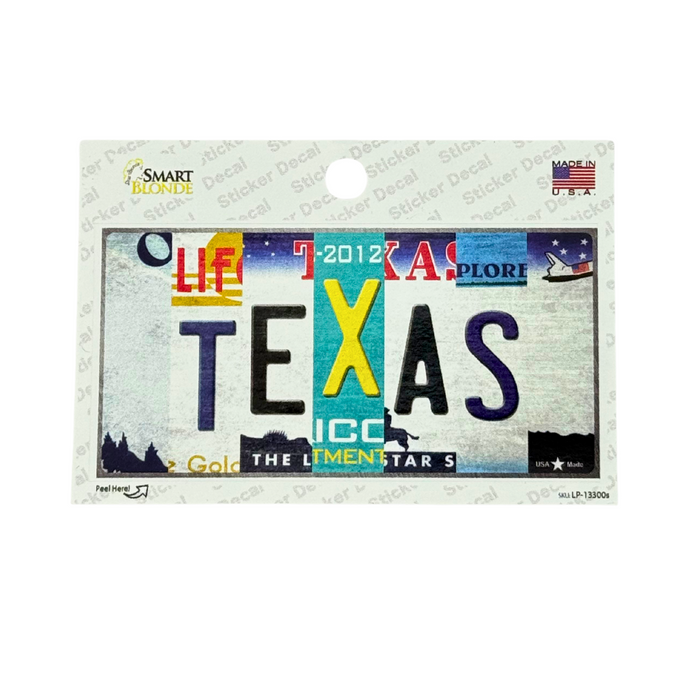 Texas Sticker Decal - 1 pc