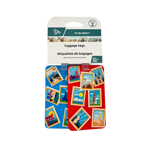 one unit of Travelon 2 pc Luggage Tags - World Attraction