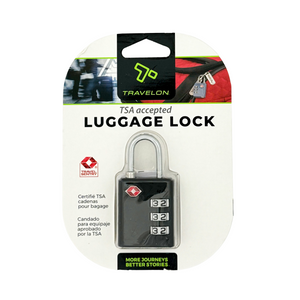 One unit of Travelon 3-Dial Luggage Lock - Black