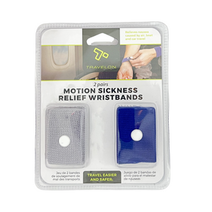 One unit of Travelon Motion Sickness Relief Wristbands