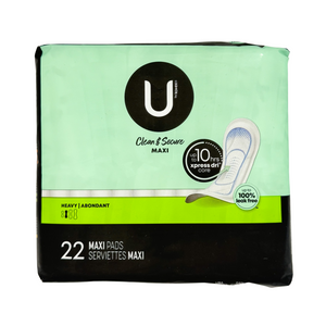 U by Kotex Heavy Maxi 22 Pads