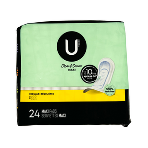 One unit of U by Kotex Regular Maxi 24 Pads